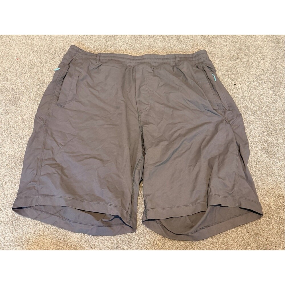 Bird Dogs Boom For Your Boomstick Shorts Long Gray Orange Lined Pockets